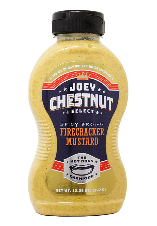Joey Chestnut Spicy Brown Firecracker Mustard